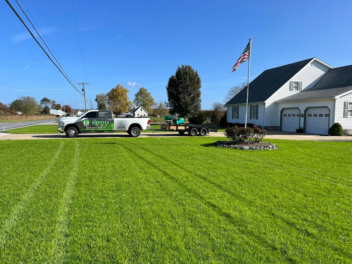Thicker greener turf Harvest Turf Care Sussex County DE