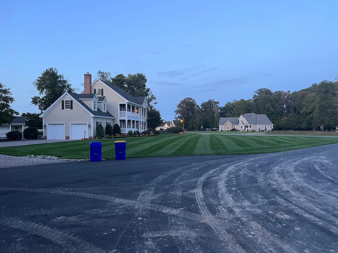 Beautiful striped lawn Harvest Turf Care Sussex County DE